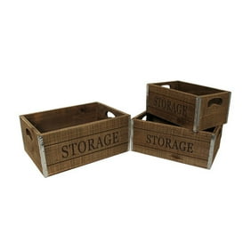 Wood Urban Shop WK639921 Nesting Storage Crates